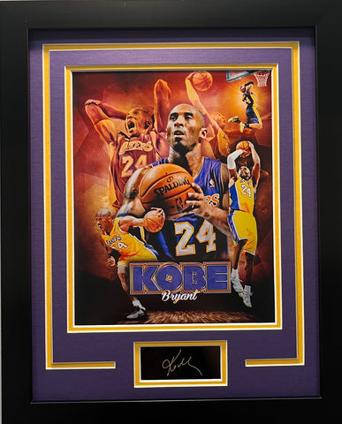 NBA - Kobe Bryant Los Angeles Lakers Engrave Signature Frame