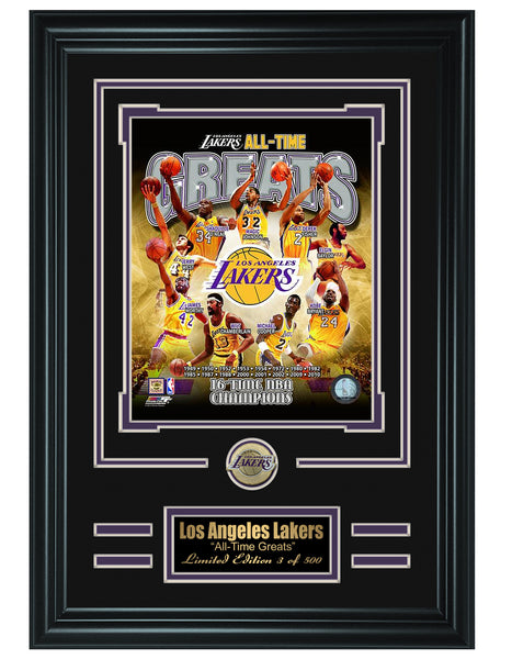 NBA Los Angeles Lakers -All-Time Greats Limited Edition Collage
