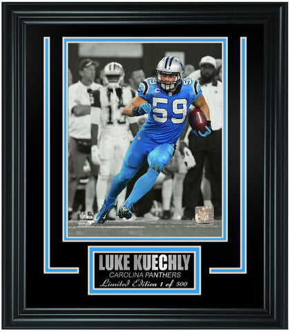 Luke Kuechly Limited Edition Frame. FTSSN178