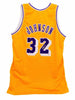 NBA Magic Johnson Signed - Autographed Los Angeles Lakers Custom Jersey with PSA/DNA Authenticity - NMSC