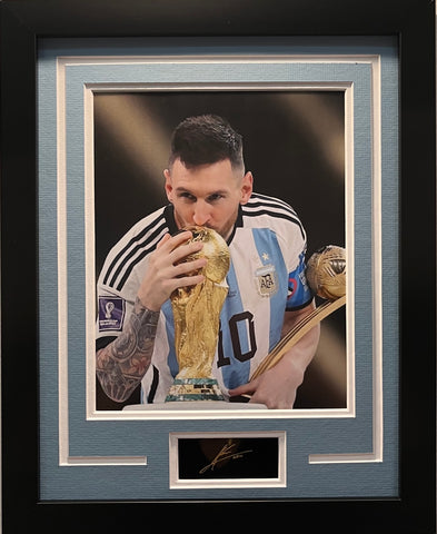 Soccer - Lionel Messi Argentina Engraved Signature Frame