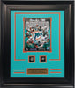 Rings Frame -Miami Dolphins All-Time Greats 2-Time Super Bowl Champion.