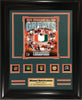 College  Miami Hurricanes 5-Time National Champions Rings Frame.