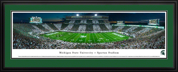 Michigan State Spartans Panoramic Picture Framed - Spartan Stadium