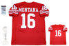NFL 49ers Joe Montana Autographed Jersey JSA Authenticated