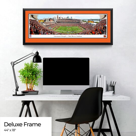 Cincinnati Bengals Panoramic Poster - Paul Brown Stadium Fan Cave Decor
