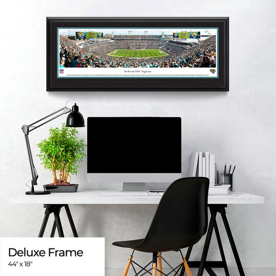 Jacksonville Jaguars Panoramic Poster - TIAA Bank Field NFL Fan Cave Decor