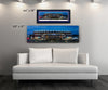 New England Patriots Panoramic Fan Cave Decor - Gillette Stadium NFL Poster
