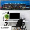 New England Patriots Panoramic Fan Cave Decor - Gillette Stadium NFL Poster