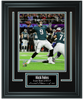 Nick Foles Super Bowl LII MVP Throwing action shot Framed.