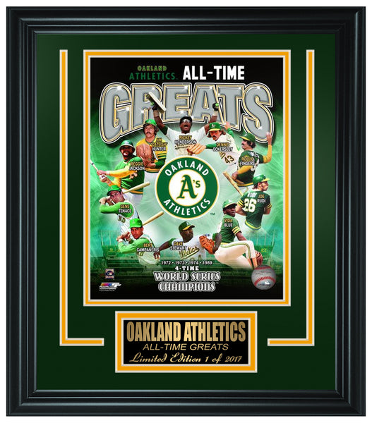 Oakland A's All-Time Greats Limited Edition Frame. FTSQA231