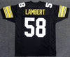 Pittsburgh Steelers Jack Lambert Autographed Black Jersey "HOF 90" PSA/DNA