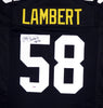 Pittsburgh Steelers Jack Lambert Autographed Black Jersey "HOF 90" PSA/DNA