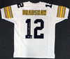 Pittsburgh Steelers Terry Bradshaw Autographed White  Jersey "#12" PSA/DNA