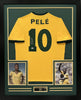 Soccer- Pele Autographed Jersey Framed
