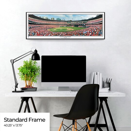 St. Louis Cardinals Panoramic Picture - Last Pitch at Busch Stadium - MLB Wall Decor