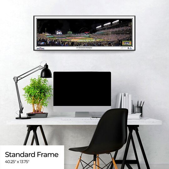 Chicago Cubs Panoramic Picture - 2016 World Series Champions - Wrigley Field  Wall Decor