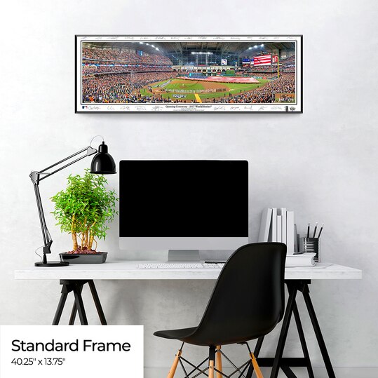 Houston Astros Panoramic Picture - 2017 World Series - Minute Maid Park Wall Decor