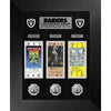 NFL Raiders Super Bowl Ticket And Game Coin Collection Framed