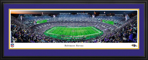 NFL Ravens Panoramic Picture - M&T Bank Stadium NFL Fan Cave Decor