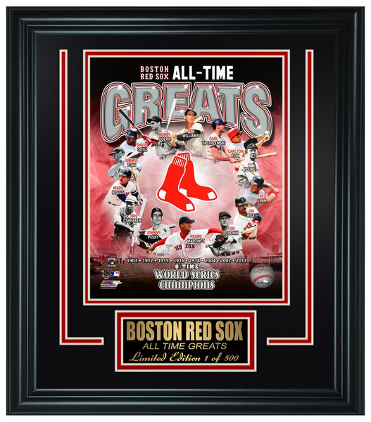 Boston Red Sox -Baseball All-Time Greats Limited Edition Frame. FTSQI201