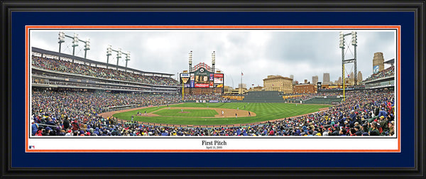 MLB TIGERS Panoramic Picture - Comerica Park MLB Wall Decor