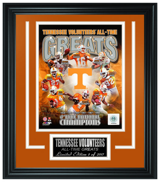 Tennessee Volunteers Limited Edition Frame  FTSQD169