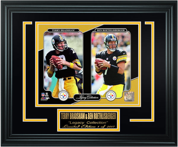 Pittsburgh Steelers- Terry Bradshaw & Ben Roethlisberger Legacy Collection FTSQN133