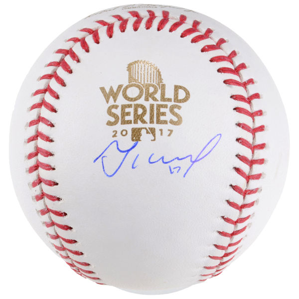Astros-Jose Altuve 2017 World Series Logo Signed Baseball