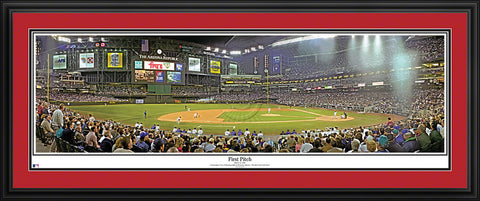 MLB Diamondbacks  Panoramic Picture - Bank One Ballpark MLB Wall Decor