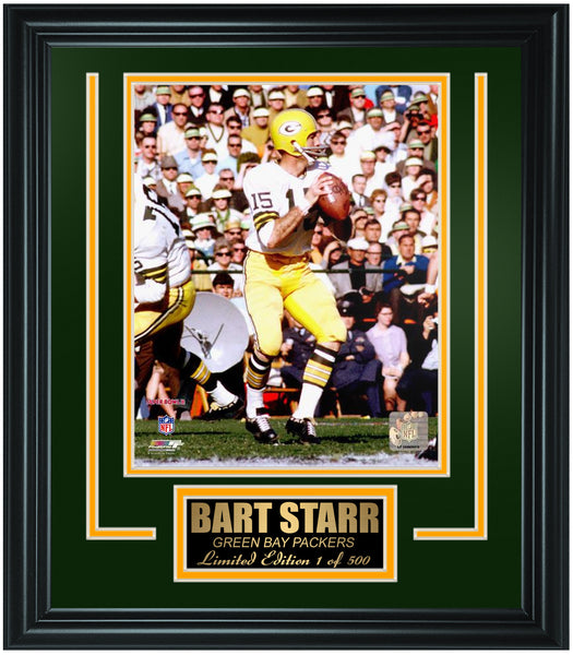 Green Bay Packers Bart Starr Limited Edition Frame. FTSMM039