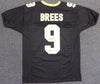 SaintsSAINTS DREW BREES AUTOGRAPHED SIGNED BLACK JERSEY "SB XLIV MVP" BECKETT BAS
