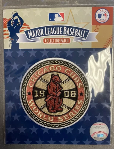 MLB  Cubs 1908 MLB Patch 4” Vintage Classic Embroidered: Iron-on Sew-on