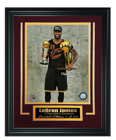 Cavaliers - LeBron James 8x10 Framed FTSTC186 - National Memorabilia