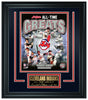 Cleveland Indians All-Time Greats Limited Edition Frame. FTSSQ034 - National Memorabilia