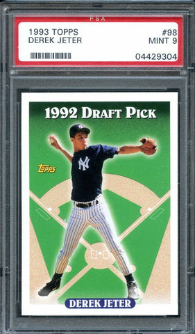 New York Yankees- Derek Jeter PSA 9 Rookie Card