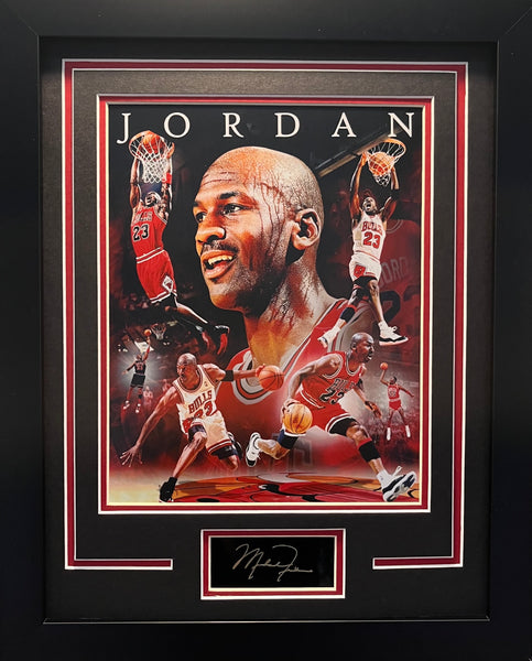 NBA - Michael Jordan Chicago Bulls Engraved Signature Frame