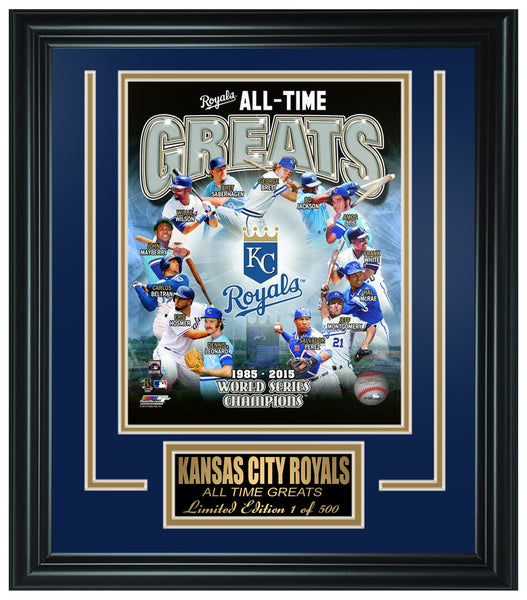 Kansas City Royals All-Time Greats Limited Edition Frame. FTSSL133