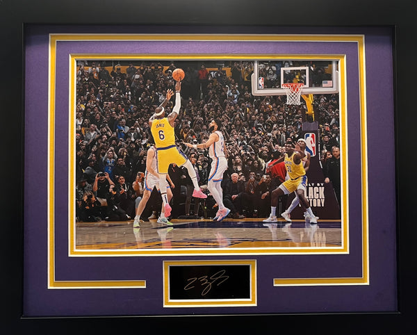 NBA - Lebron James Los Angeles Lakers Engraved Signature Frame