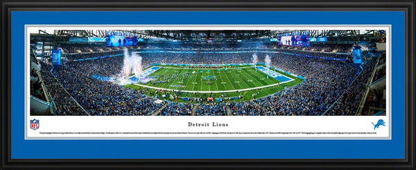 NFL LIONS Panoramic Picture - Ford Field