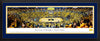 Michigan Wolverines Basketball Panoramic Poster Framed - Crisler Center