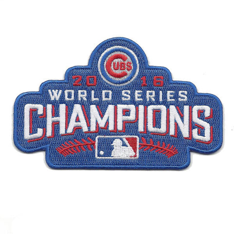 Chicago Cubs 2016 World Series Champions Patch - National Memorabilia