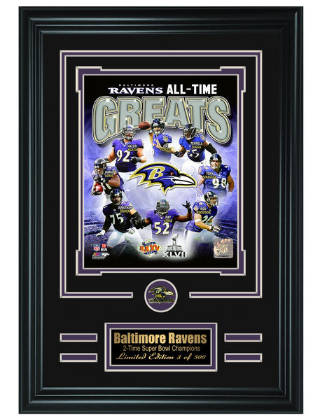 Baltimore Ravens- All-Time Greats Limited Edition Collage