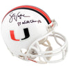 Steve Walsh Miami Hurricanes Autographed Mini Helmet with 1987 National Champs Inscription
