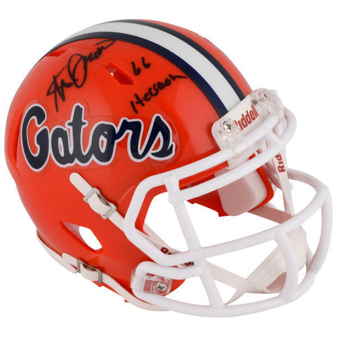 Steve Spurrier Florida Gators Autographed Riddell Speed Mini Helmet with "66 Heisman" Inscription