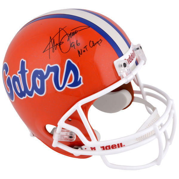 Steve Spurrier Florida Gators Autographed Riddell Replica Helmet with "96 NATL Champs" Inscription