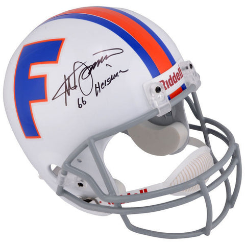 Steve Spurrier Florida Gators Autographed Riddell Throwback Replica Helmet with "66 Heisman" Inscription
