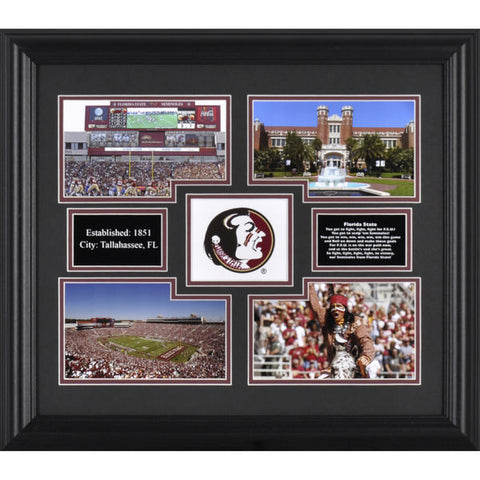 Florida State Seminoles Framed 12" x 14" 4-Photograph Collage - National Memorabilia