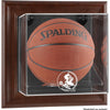 Florida State Seminoles Brown Framed (2014 - Present Logo) Wall-Mountable Basketball Display Case - National Memorabilia
