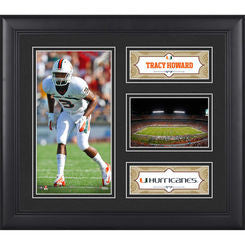 Tracy Howard Miami Hurricanes Framed 15" x 17" Collage